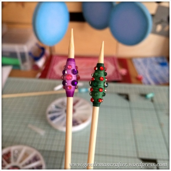 Paper Bead Tree Decorations - 9