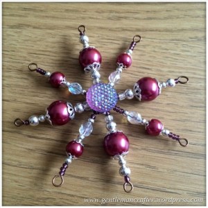 Beaded Snowflake - 4