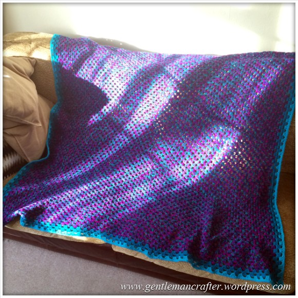 Giant Granny Square Blanket Crochet For Christmas - Part 2 - 1