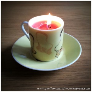 Hand Made Tea Cup Tealights - 3
