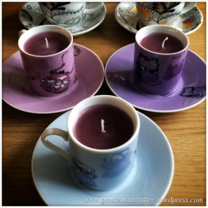 Hand Made Tea Cup Tealights - 4