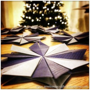 Teabag Folded Tree Decorations - 3