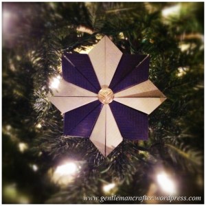 Teabag Folded Tree Decorations - 4