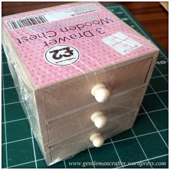 Decorating A Set Of MDF Drawers With Craftwork Cards Paper - 1