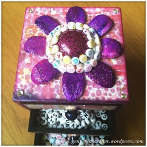 Decorating A Set Of MDF Drawers With Craftwork Cards Paper - 12