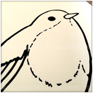 Robin Artist Trading Card Colouring In - 3