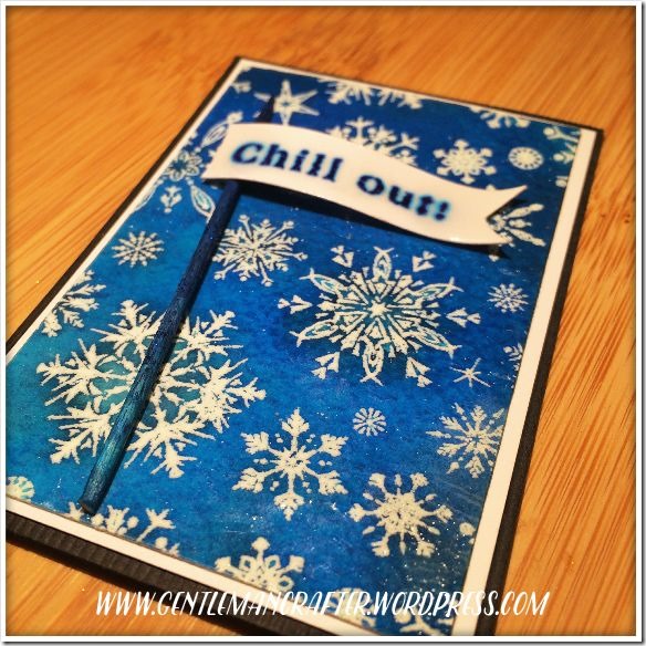 Artist Trading Card Daily 121 Impression Obsession Snowflake 1