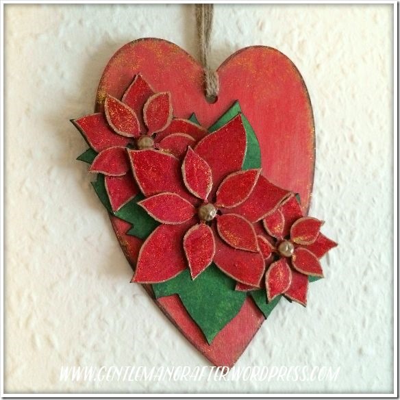 Georgina Ford - Poinsettia Heart Finished 1