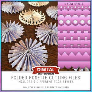 Rosette Cutting File Set Preview