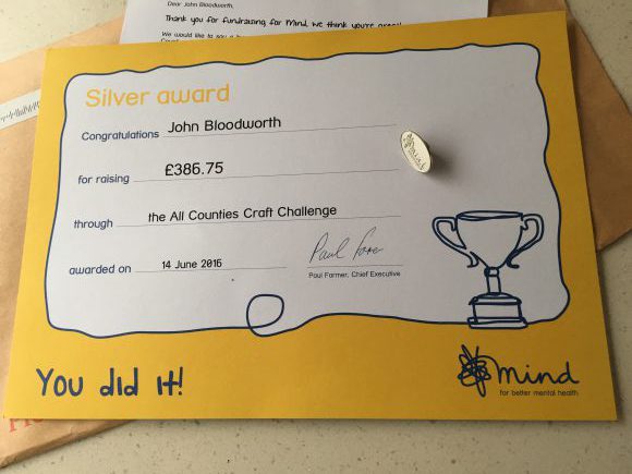 All Counties Craft Challenge Diary