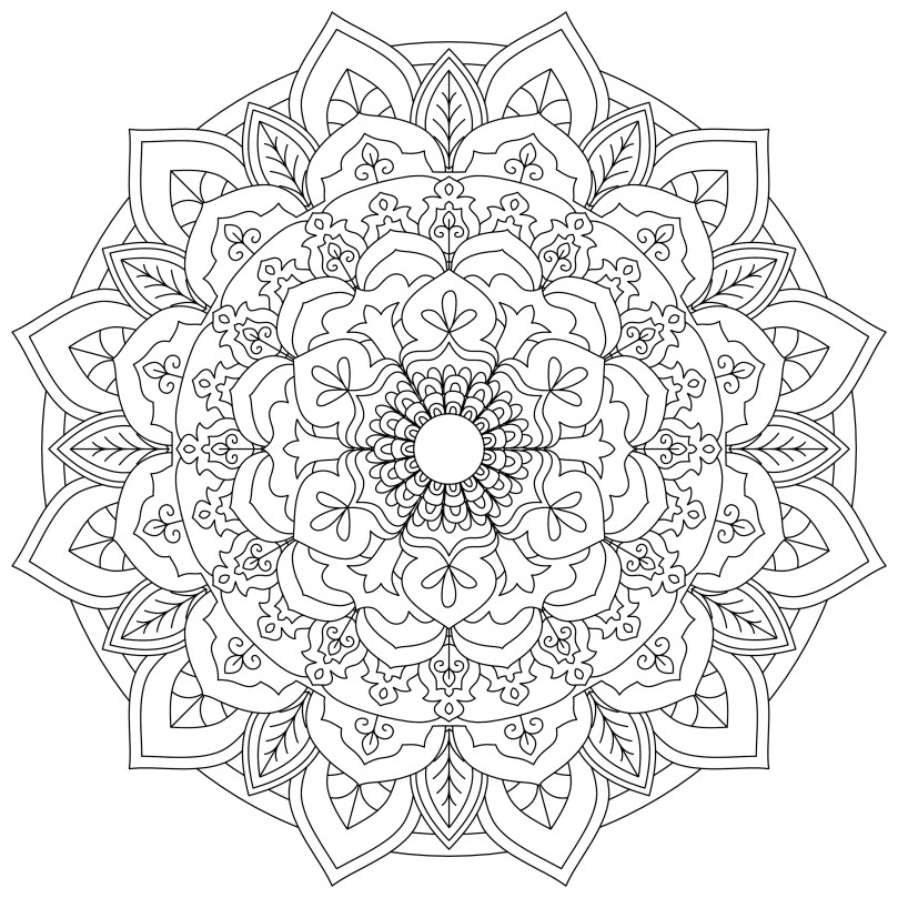 Mandala Monday 3 Free Colouring In Design
