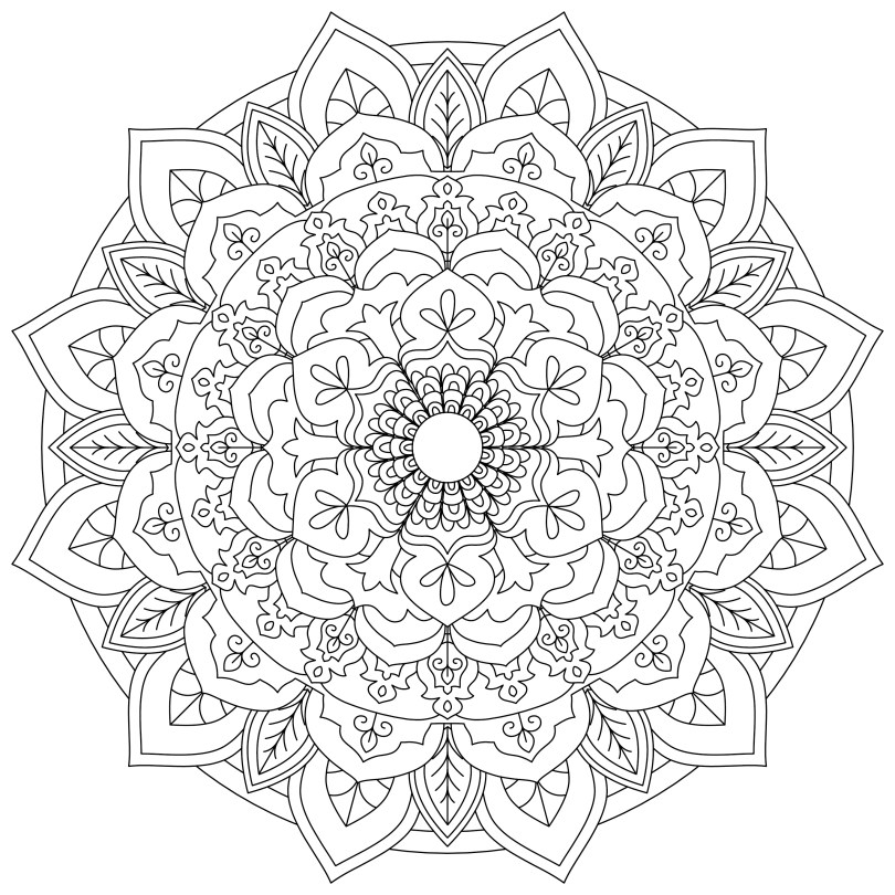 Mandala Monday 3 Free Colouring In Design