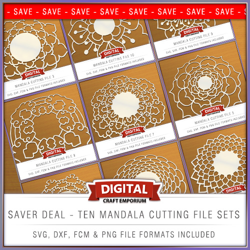 Mandala Cutting Files