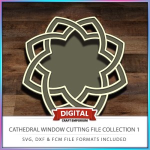 Cathedral Window Cutting File Collection FCM SVG DXF 1
