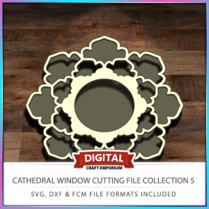 Cathedral Window Cutting File Collection FCM SVG DXF 5
