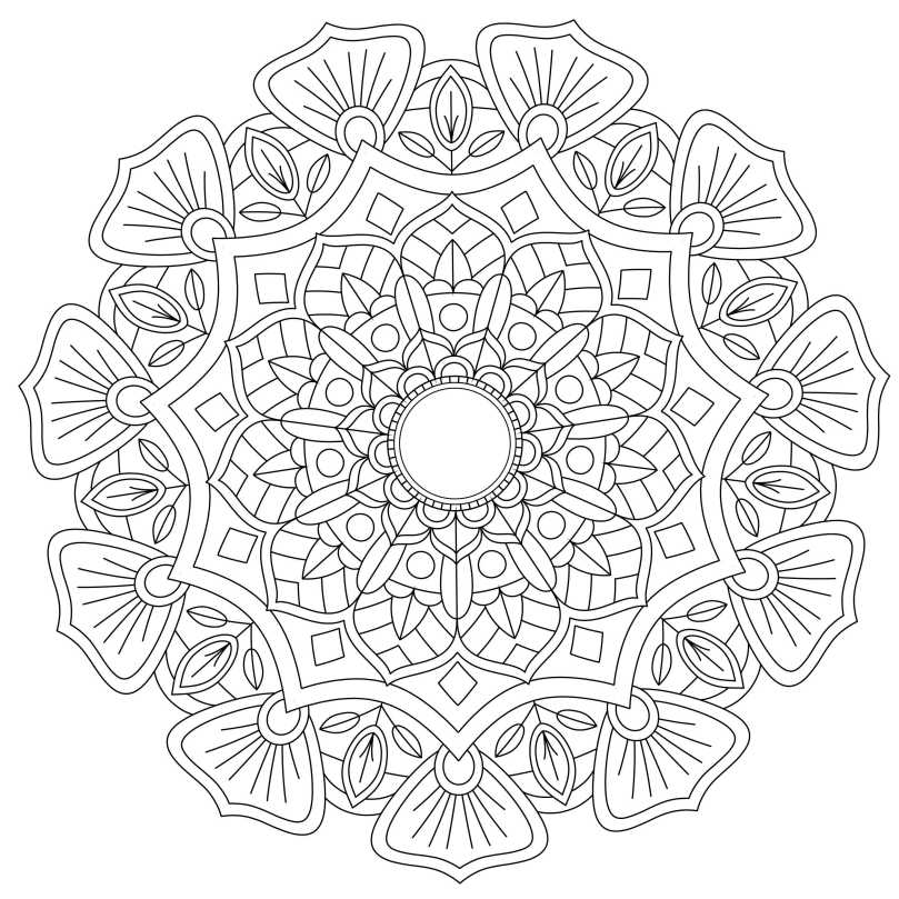 Mandala Monday 8 - Free Download To Colour In