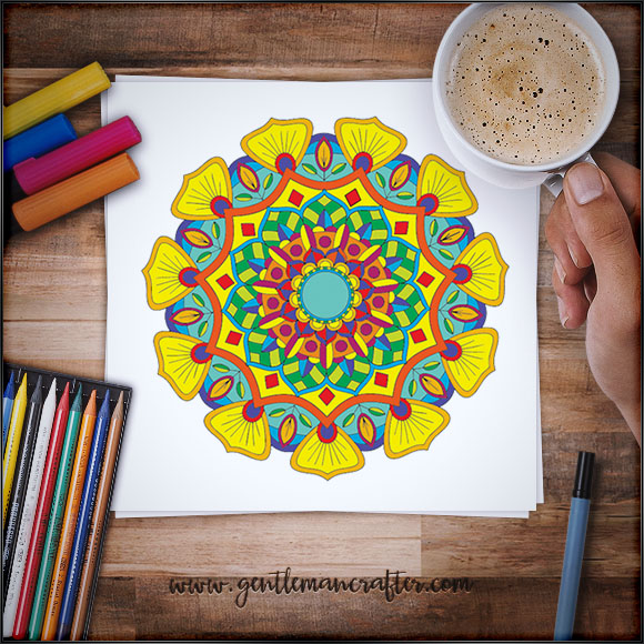 Mandala Monday 8 - Free Download To Colour In