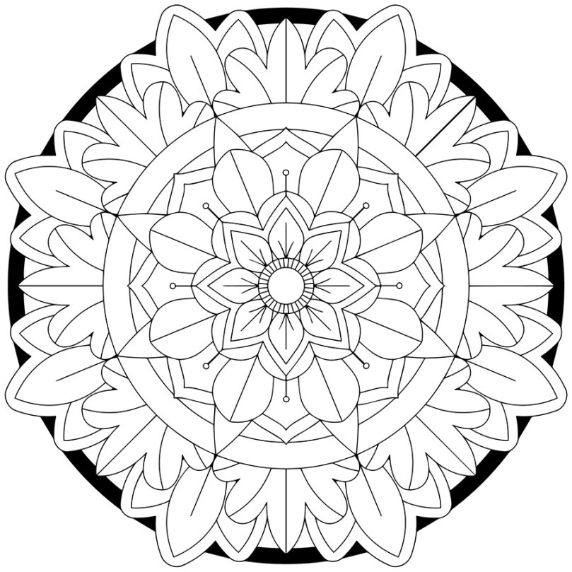 Mandala Monday Free Download To Colour In