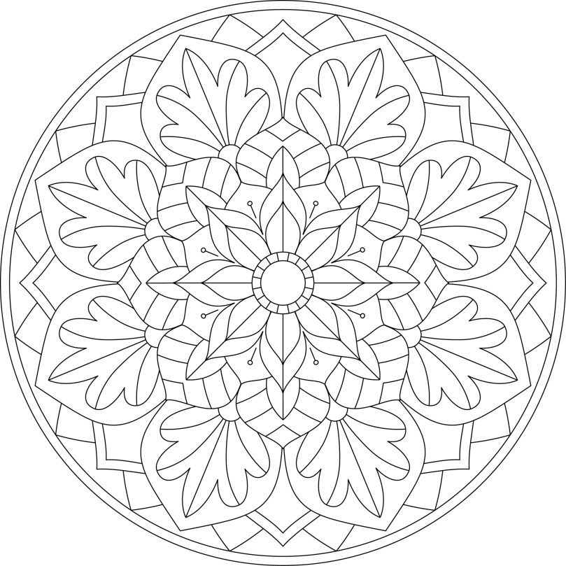Mandala Monday Free Download To Colour In