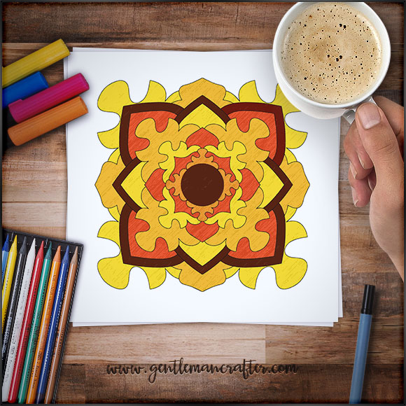 Mandala Monday 20 - Free Download To Colour In