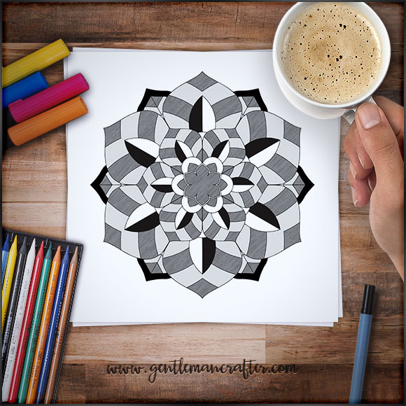 Mandala Monday 21 - Free Download To Colour In