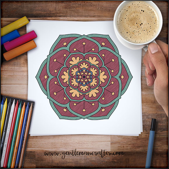 Mandala Monday 24 - Free Download To Colour In