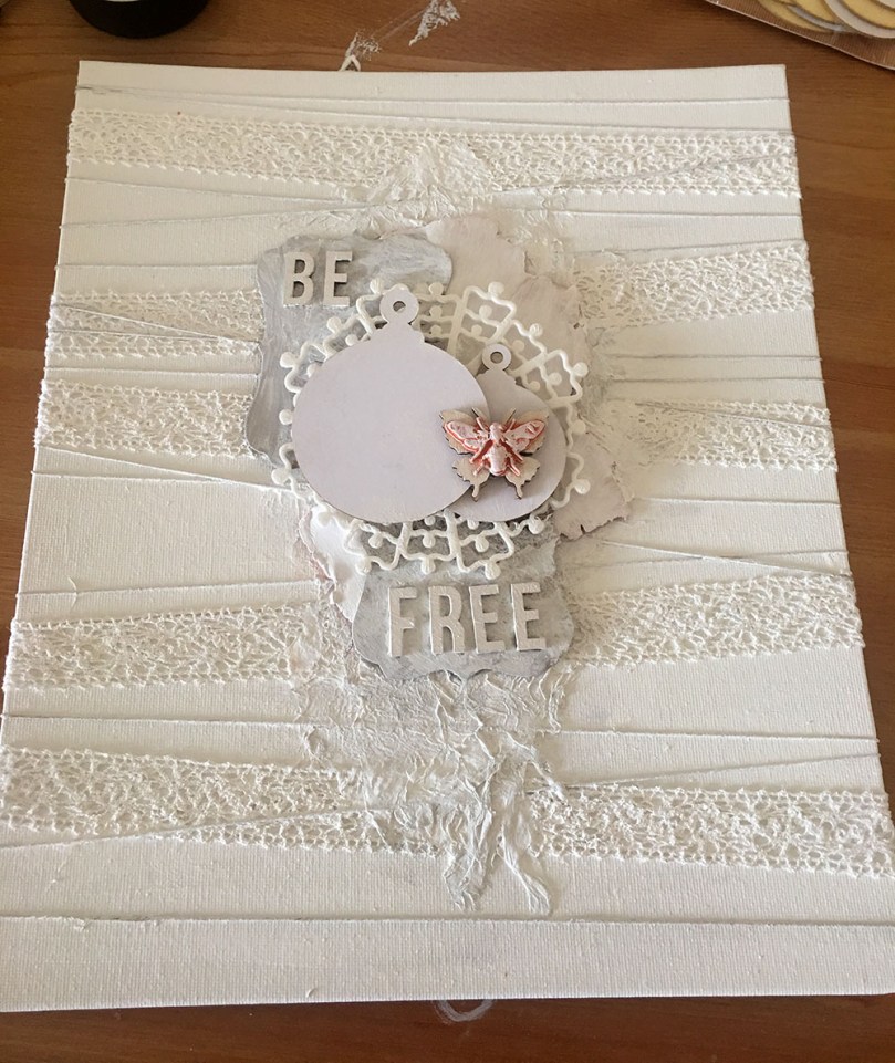 Be Free Mixed Media Canvas Creation (27)