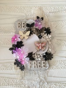 Be Free Mixed Media Canvas Creation (28)