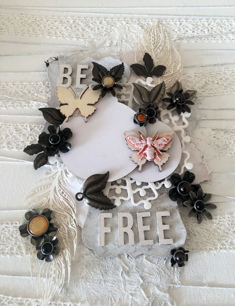 Be Free Mixed Media Canvas Creation (29)