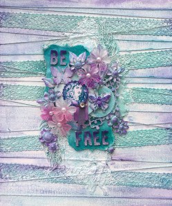 Be Free Mixed Media Canvas Creation (37)