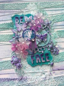 Be Free Mixed Media Canvas Creation (39)