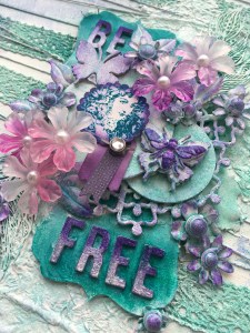 Be Free Mixed Media Canvas Creation (40)