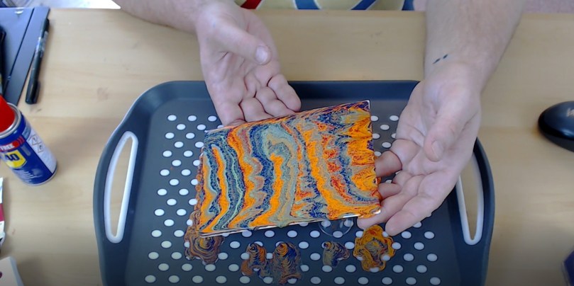 Acrylic Paint Pouring Dribble