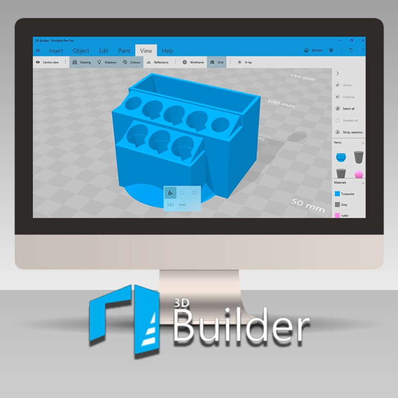 Designing An ATC Work Station For 3D Printing In Microsoft 3D Builder YouTube