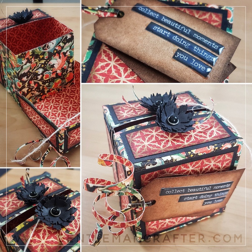 Create A Clamshell Style Keepsake Treasure Box With Graphic 45 Paper