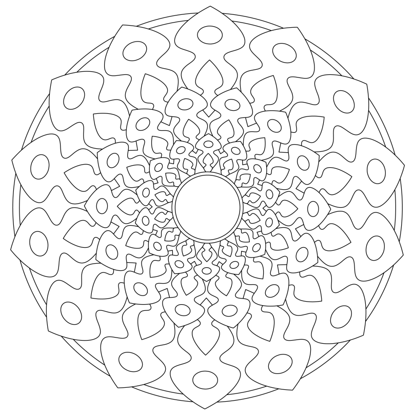 Mandala Monday 45 Free Download To Colour In