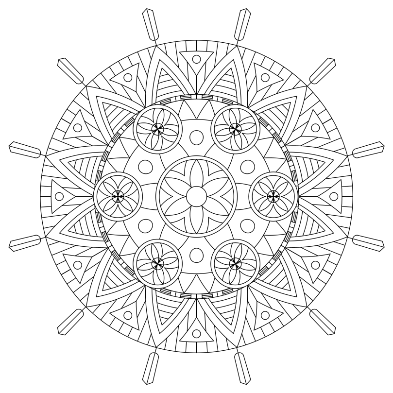 Mandala Monday 49 Free Download To Colour In