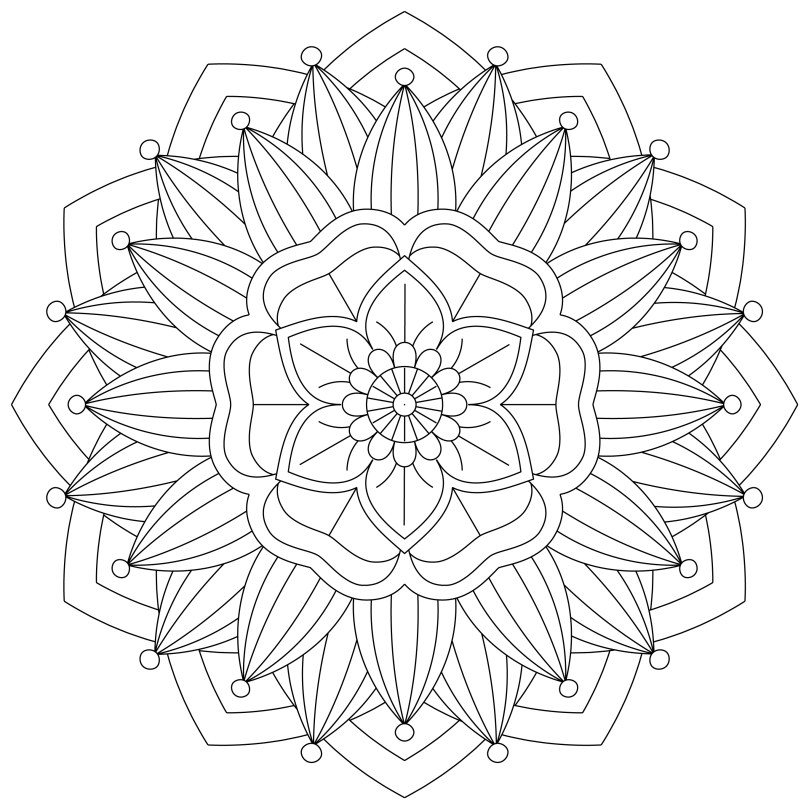 Mandala Monday 53 Free Printable Download To Colour In