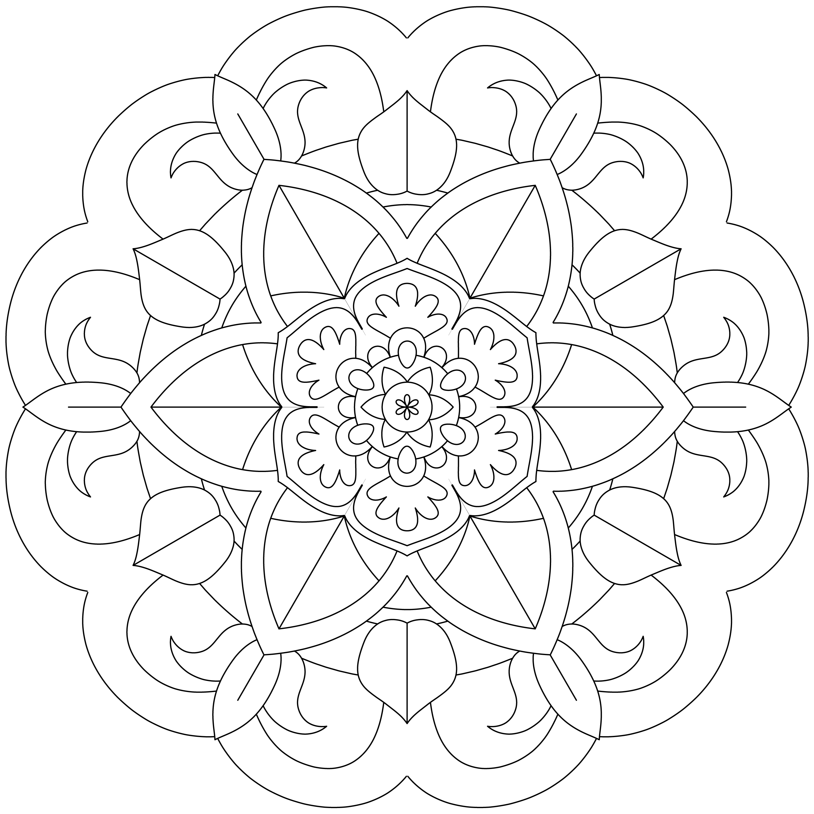 Mandala Monday 54 Free Download To Print And Colour In