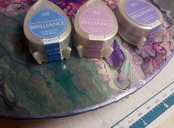 Acrylic Paint Pour Clock by John Bloodworth Gentleman Crafter