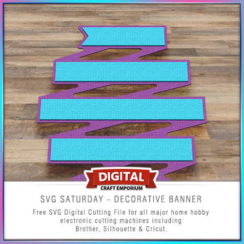 SVG Saturday - Decorative Banner Preview