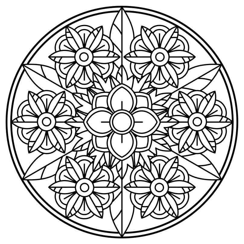 Mandala Monday 68 Free Colouring Sheet To Download-01