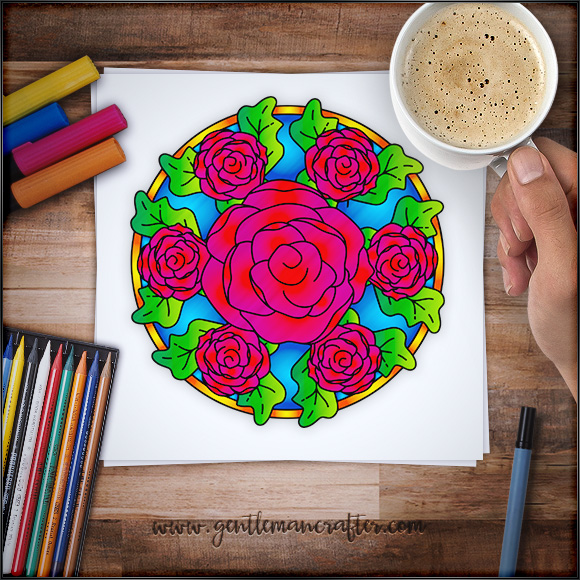 Mandala Monday 72 Free Download Sheet To Colour In
