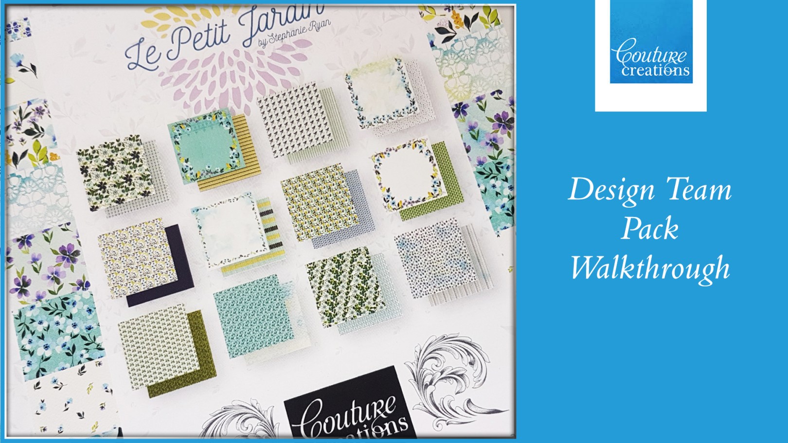 Couture Creations Design Team Kit Walkthrough Video – GENTLEMAN CRAFTER