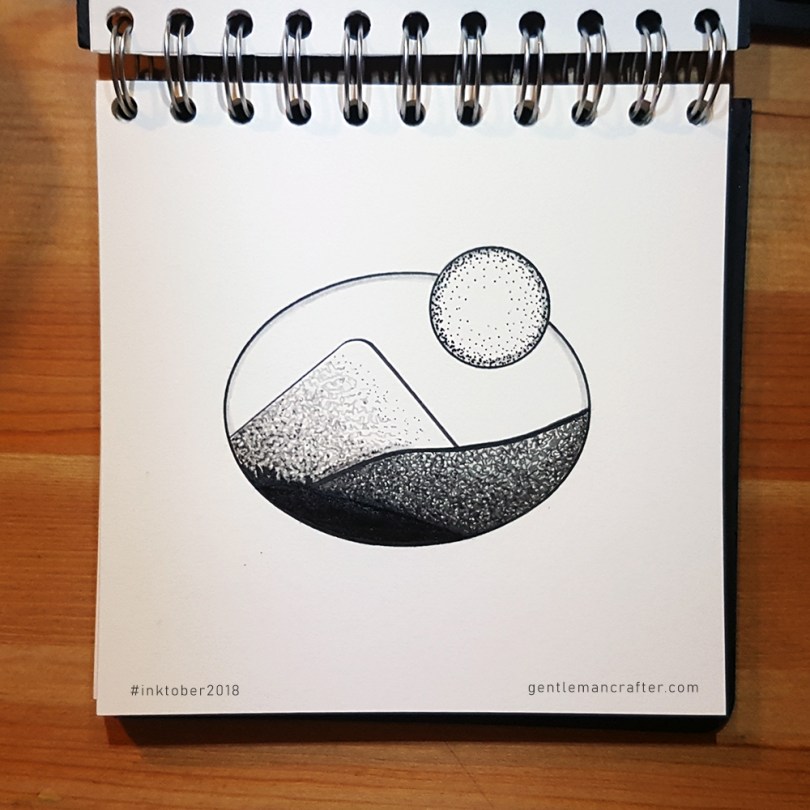 Inktober 1 by John Bloodworth Gentleman Crafter