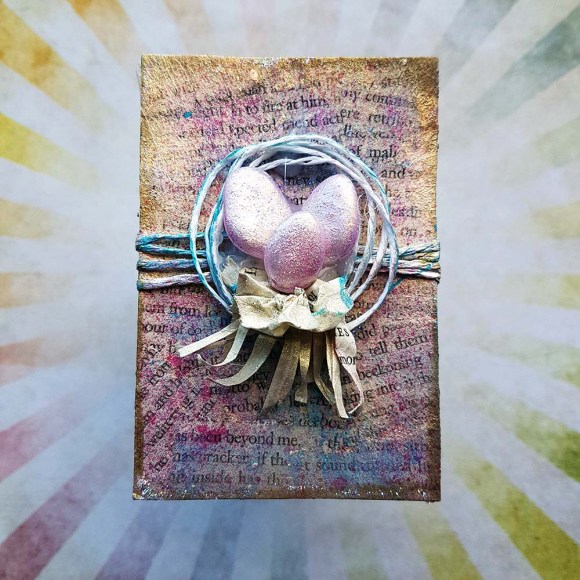 New Beginnings Mixed Media Artist Trading Card by John Bloodworth Gentleman Crafter (1)