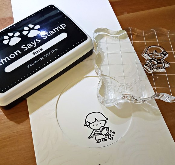 The Age Of Aquarius Rubber Stamped Greetings Card by John Bloodworth Gentleman Crafter (3)