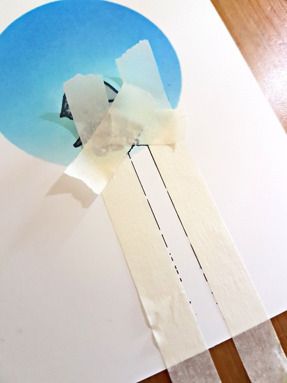 The Age Of Aquarius Rubber Stamped Greetings Card by John Bloodworth Gentleman Crafter (5)