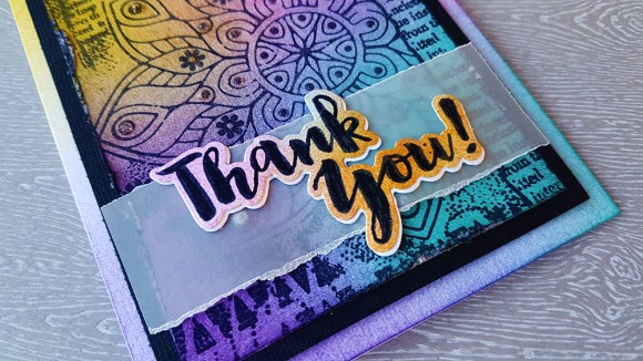 Magical Mandala Hand Stamped Greeting Card by John Bloodworth Gentleman Crafter (9)