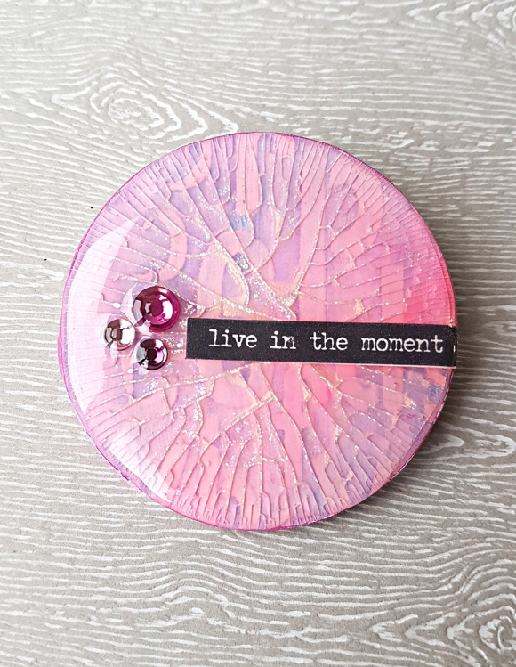 Live In The Moment Artist Trading Coin (1)